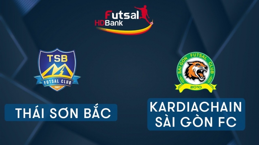 Xem trực tiếp Futsal HDBank VĐQG 2020: Thái Sơn Bắc - Kardiachain Sài Gòn